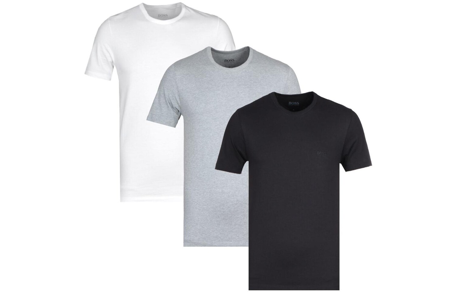 HUGO BOSS Мужская футболка, Набор из 3 шт. (черный/белый/серый)
HUGO BOSS Мужская футболка, Набор из 3 шт. (черный/белый/серый)