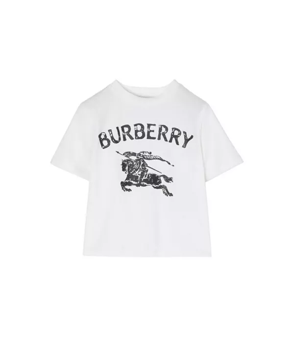 Детская футболка из эластичного хлопка EKD для малышей. Burberry, белый
Детская футболка из эластичного хлопка EKD для малышей. Burberry, белый