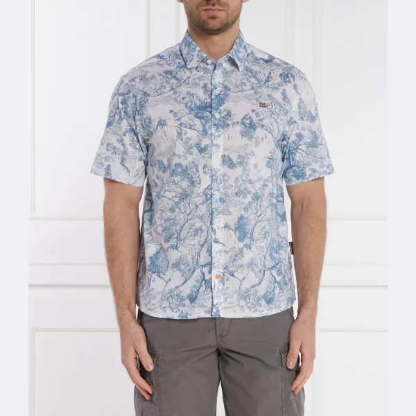 Рубашка стандартного кроя G-ronge ss aop Napapijri, синий
Рубашка стандартного кроя G-ronge ss aop Napapijri, синий