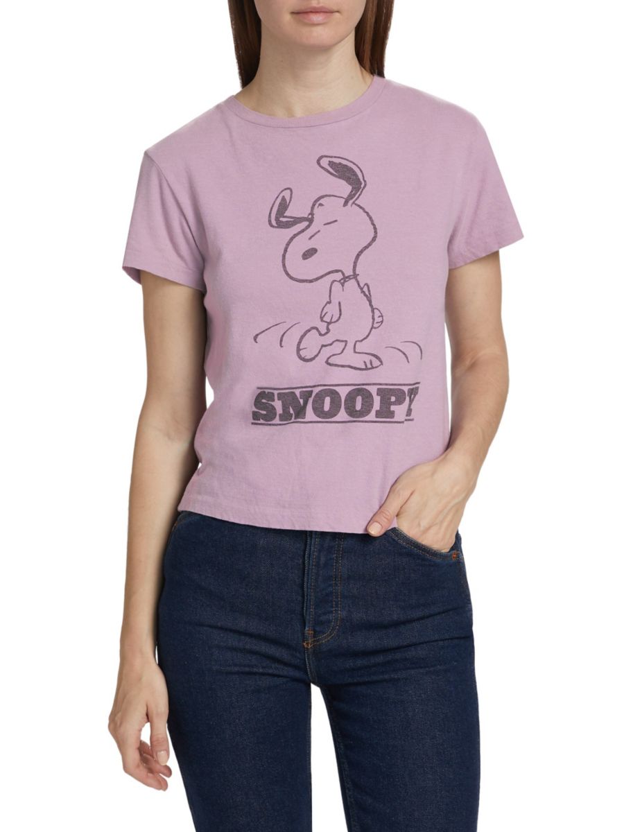 Футболка из хлопка с танцующим Снупи Re/done, цвет Lavender
Футболка из хлопка с танцующим Снупи Re/done, цвет Lavender