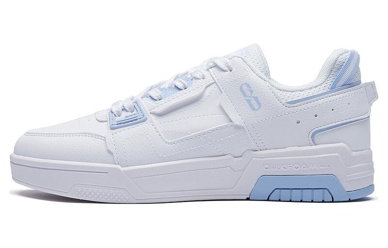 Кеды, скейтборд обувь женская низкая белый/синий 361°
Кеды, скейтборд обувь женская низкая белый/синий 361°