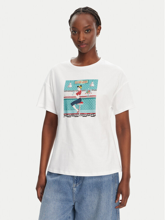 Футболка обычного кроя WA5342 JS923 M9505 Liu Jo, белый
Футболка обычного кроя WA5342 JS923 M9505 Liu Jo, белый