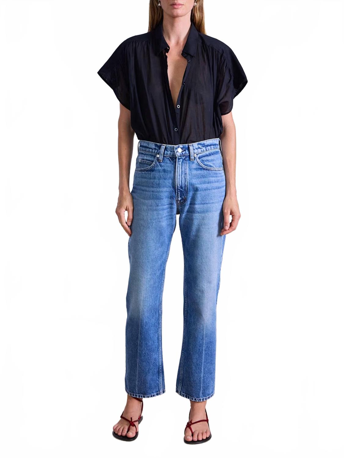 Джинсы Rene Kick Flare синего цвета Apiece Apart, синий
Джинсы Rene Kick Flare синего цвета Apiece Apart, синий