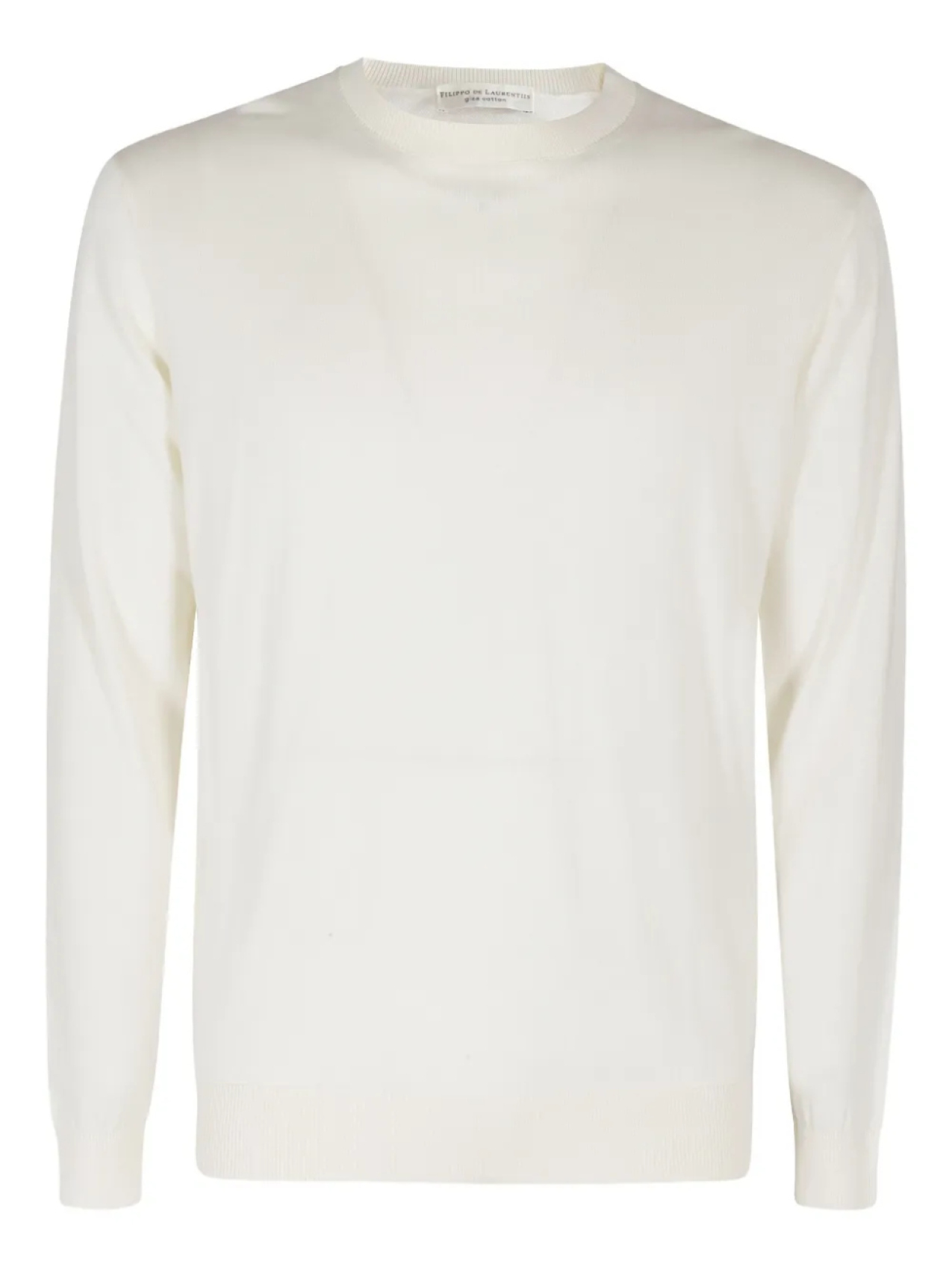 Тонкий свитер с круглым вырезом Filippo De Laurentiis, нейтральный 
Тонкий свитер с круглым вырезом Filippo De Laurentiis, нейтральный
