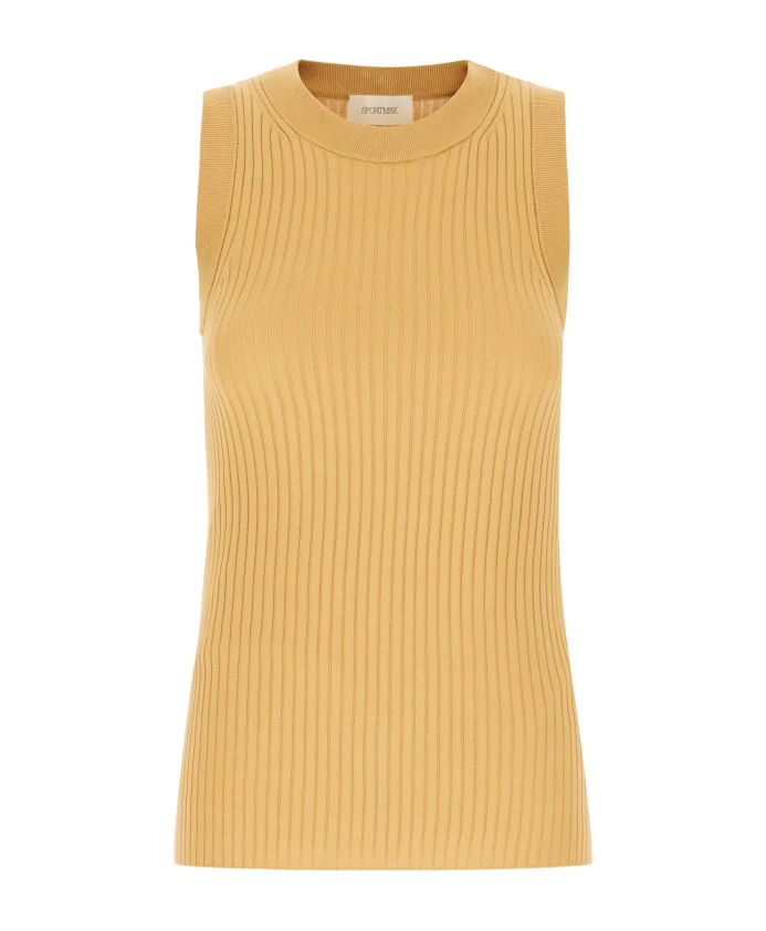 Топ без рукавов Sportmax, бежевый
Топ без рукавов Sportmax, бежевый