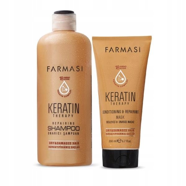 FARMASI KERATIN SET шампунь 360 мл и кондиционер 200 мл Кератиновая терапия
FARMASI KERATIN SET шампунь 360 мл и кондиционер 200 мл Кератиновая терапия