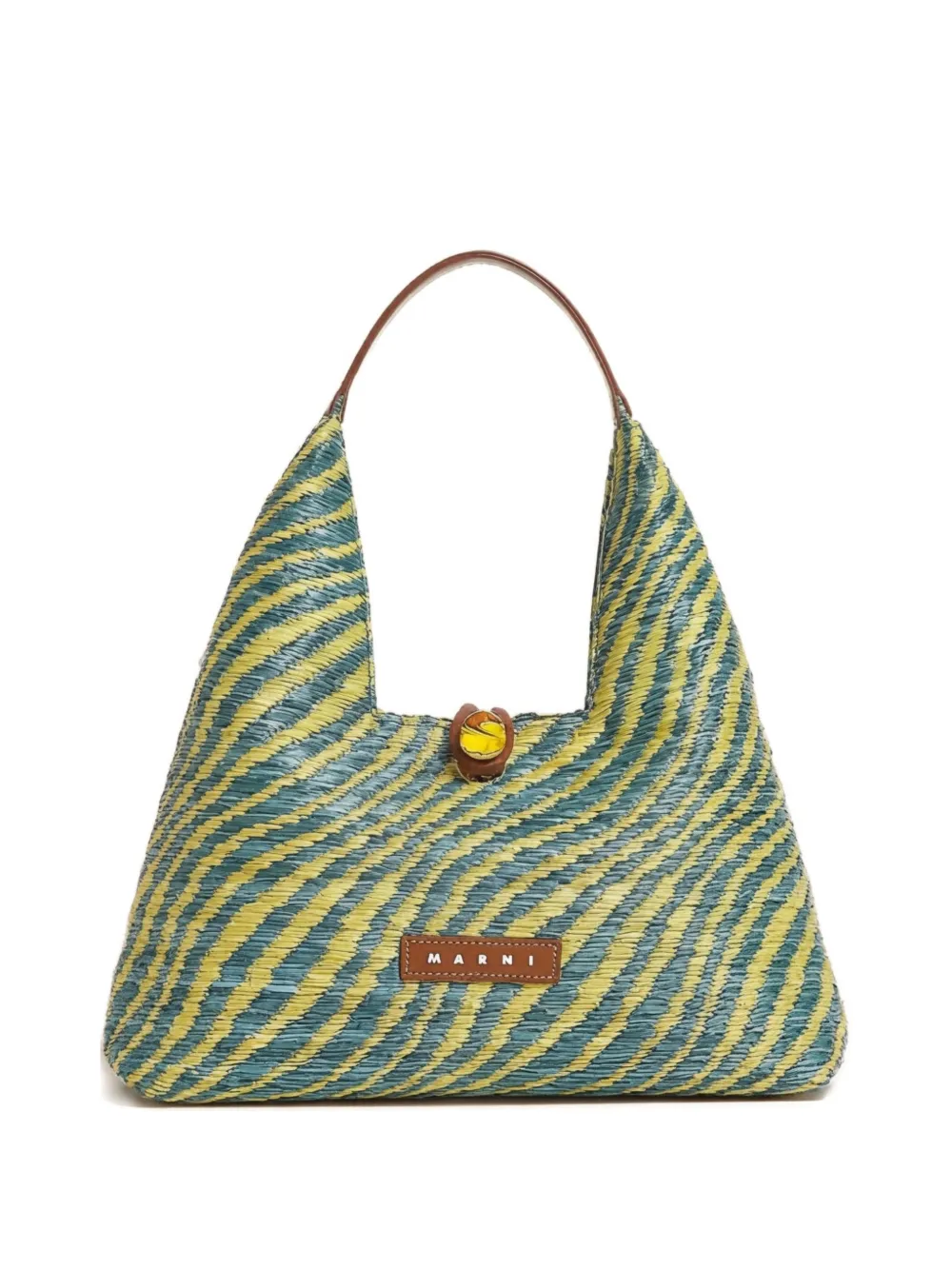 Мини-сумка трапециевидной формы с волнистым краем Marni, зеленый
Мини-сумка трапециевидной формы с волнистым краем Marni, зеленый