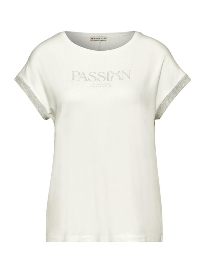 Футболка Street One T-Shirt, белый 
Футболка Street One T-Shirt, белый