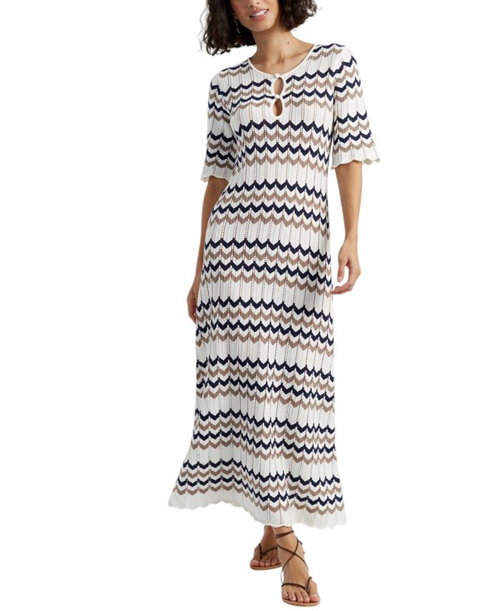 Женское платье из хлопка с узором "шеврон" Chinti & Parker, мультиколор
Женское платье из хлопка с узором "шеврон" Chinti & Parker, мультиколор