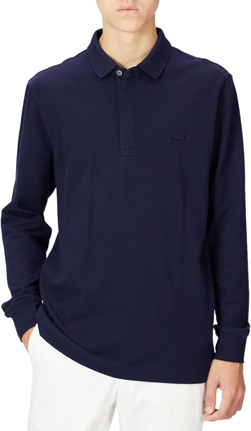 Мужская рубашка-поло Lacoste PH2481M, с рукавами крылышко спереди, с длинным рукавом, темно-синий
Мужская рубашка-поло Lacoste PH2481M, с рукавами крылышко спереди, с длинным рукавом, темно-синий