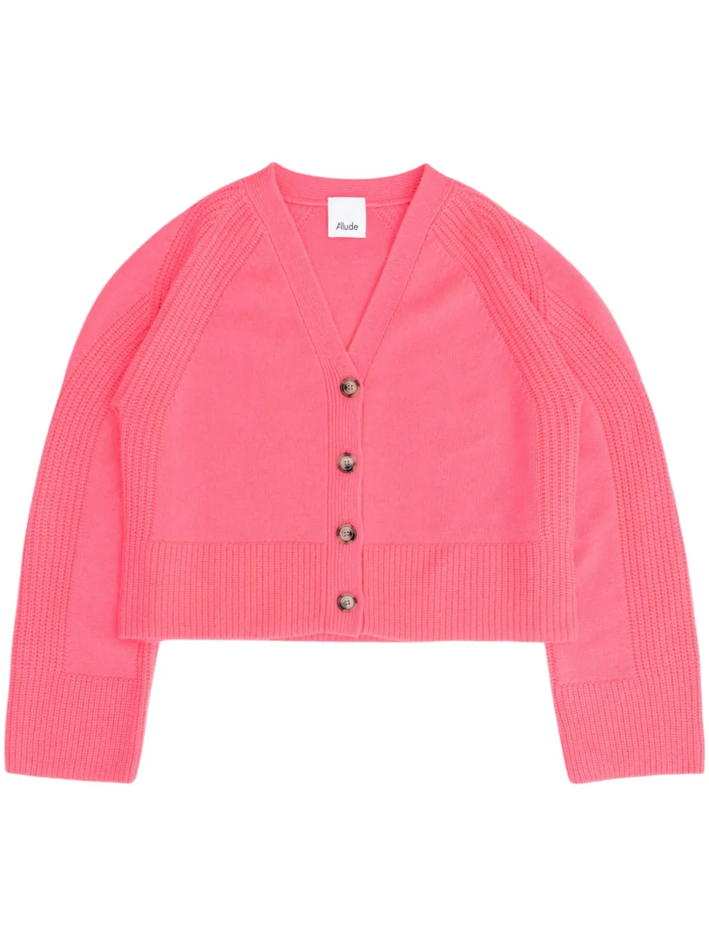 Кардиган с V-образным вырезом ALLUDE, розовый
Кардиган с V-образным вырезом ALLUDE, розовый