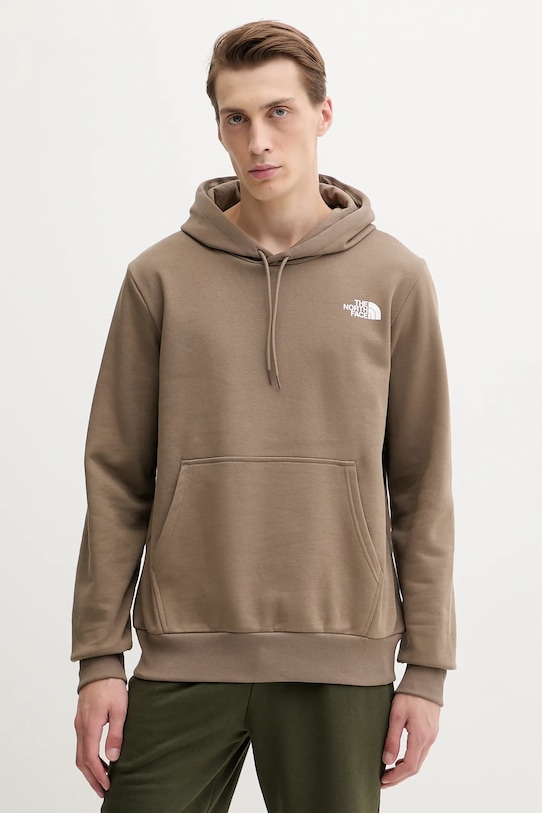 Толстовка Simple Dome The North Face, коричневый 
Толстовка Simple Dome The North Face, коричневый