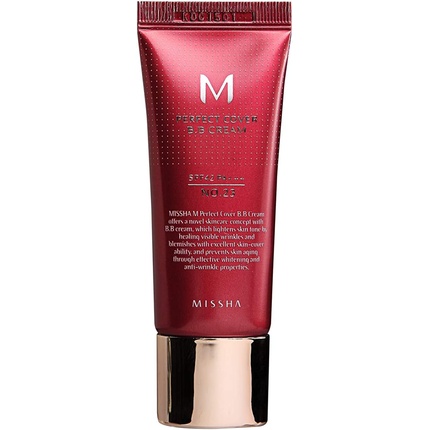 M Perfect Cover BB Cream SPF42 Натуральный бежевый 20 мл Missha
M Perfect Cover BB Cream SPF42 Натуральный бежевый 20 мл Missha