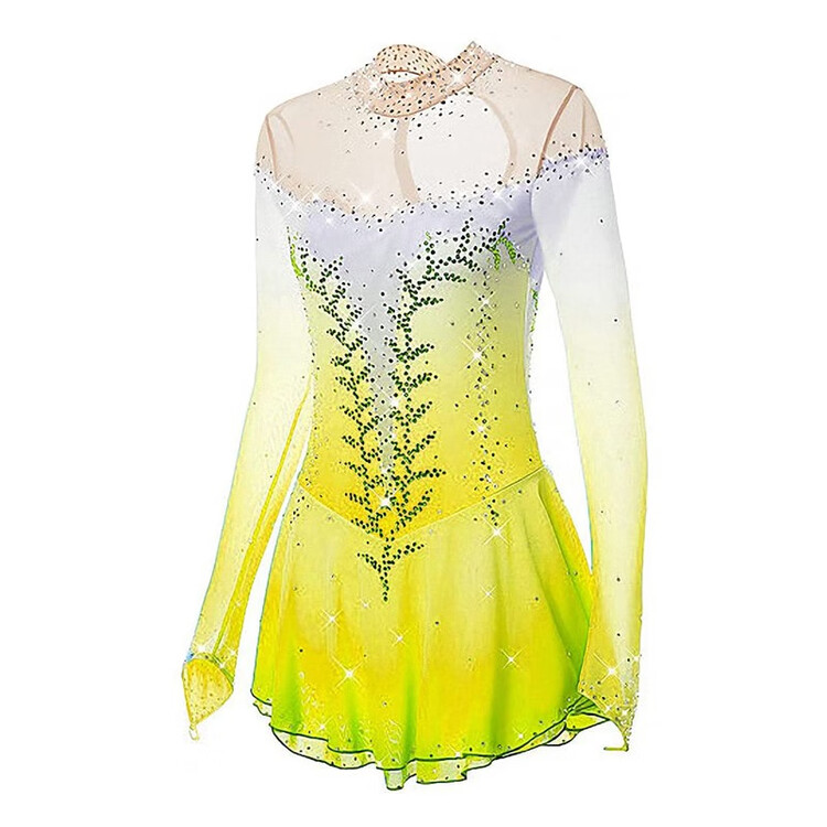 HEAD Индивидуальное платье для фигурного катания для девочек, синий длинный рукав, костюм для катания на коньках желтый, XXS
HEAD Индивидуальное платье для фигурного катания для девочек, синий длинный рукав, костюм для катания на коньках желтый, XXS