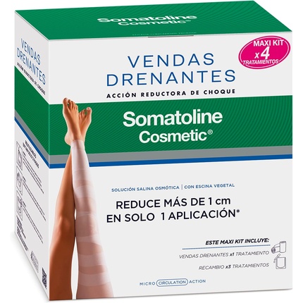 НАБОР DRENANTE VENDAS Maxi, 4 шт Somatoline
НАБОР DRENANTE VENDAS Maxi, 4 шт Somatoline
