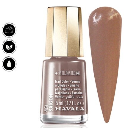 Mavala Timeless Colors 2024 Дышащий мини-лак для ногтей Saigon 5 мл
Mavala Timeless Colors 2024 Дышащий мини-лак для ногтей Saigon 5 мл