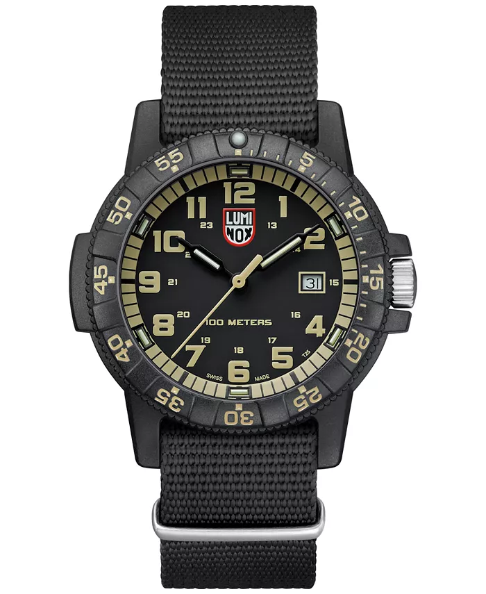 Мужские часы Swiss Leatherback Sea Turtle Giant Dive с черным ремешком NATO, 44 мм Luminox
Мужские часы Swiss Leatherback Sea Turtle Giant Dive с черным ремешком NATO, 44 мм Luminox