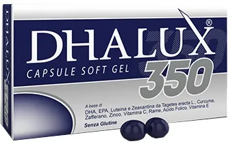 Dhalux 350 Vision Supplement 30 мягких капсул
Dhalux 350 Vision Supplement 30 мягких капсул