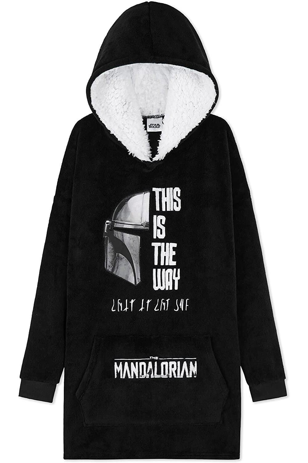 Огромное мандалорское пончо с капюшоном Star Wars, черный
Огромное мандалорское пончо с капюшоном Star Wars, черный