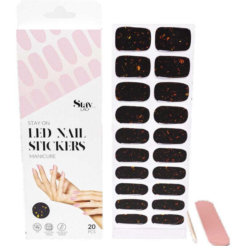 Светодиодные наклейки для ногтей Stay On — оставайтесь очарованными Staylac, 1 шт.
Светодиодные наклейки для ногтей Stay On — оставайтесь очарованными Staylac, 1 шт.