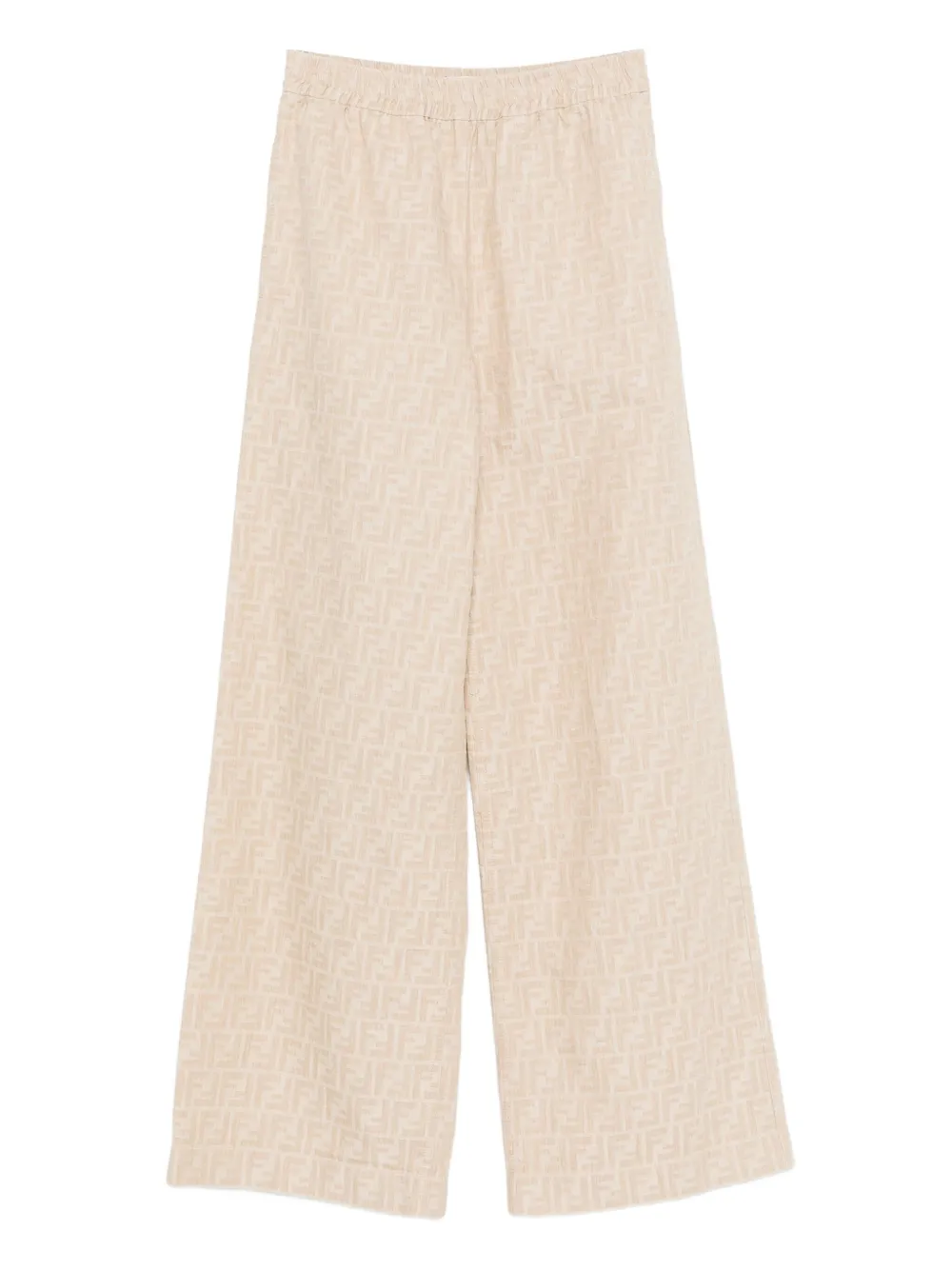 Брюки с резинкой на талии из жаккарда FF FENDI, нейтральный
Брюки с резинкой на талии из жаккарда FF FENDI, нейтральный