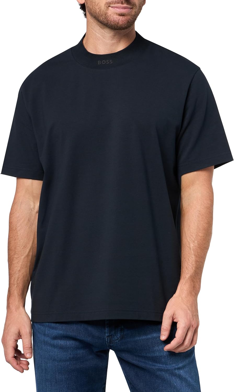 Мужская футболка BOSS с ярким логотипом на воротнике, Midnight Zone, Синий, Мужская футболка BOSS с ярким логотипом на воротнике, Midnight Zone
Мужская футболка BOSS с ярким логотипом на воротнике, Midnight Zone, Синий, Мужская футболка BOSS с ярким логотипом на воротнике, Midnight Zone