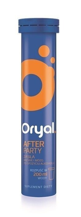 Oryal After Partyэлектролиты в шипучих таблетках, 18 шт.
Oryal After Partyэлектролиты в шипучих таблетках, 18 шт.