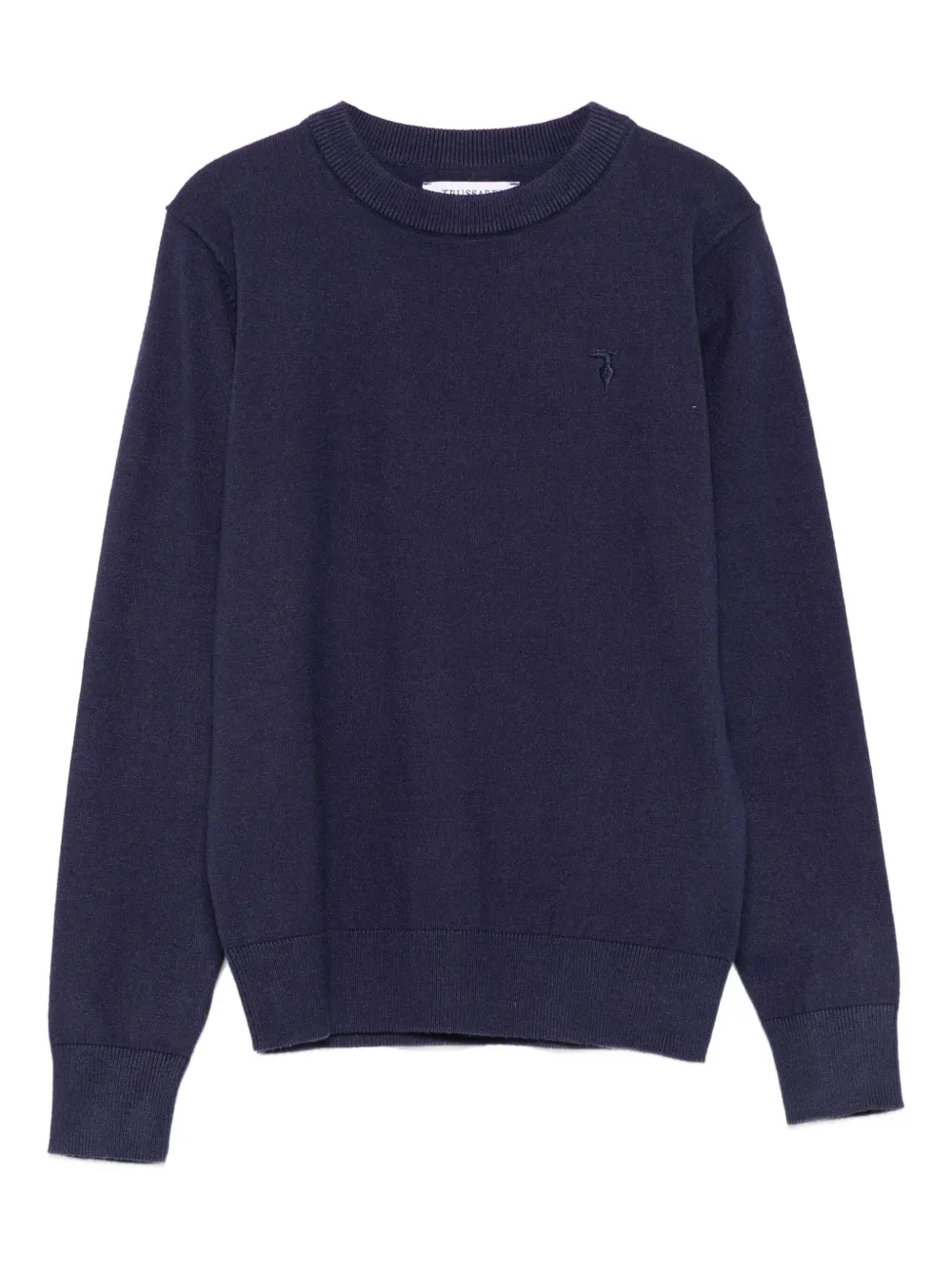 Свитер с круглым вырезом TRUSSARDI JUNIOR, синий
Свитер с круглым вырезом TRUSSARDI JUNIOR, синий
