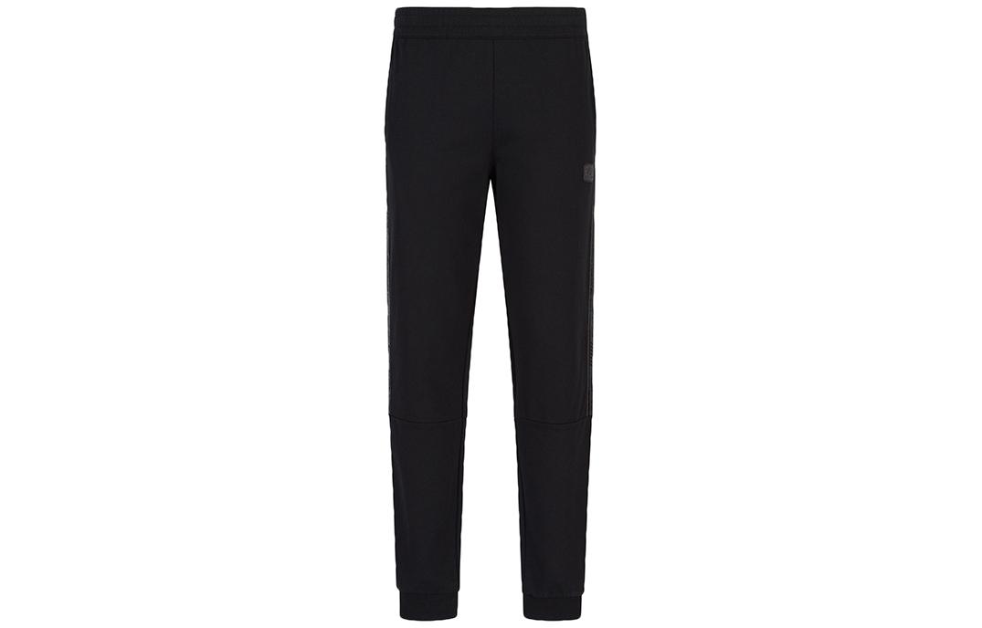 EA7 FW22 Спортивные трикотажные брюки мужские черные EMPORIO ARMANI 
EA7 FW22 Спортивные трикотажные брюки мужские черные EMPORIO ARMANI