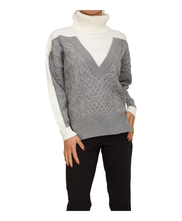 Длинный вязаный свитер оверсайз Fracomina, мультиколор
Длинный вязаный свитер оверсайз Fracomina, мультиколор