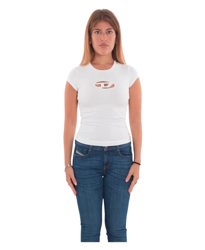 Футболка T-Angie овальной формы Diesel, белый
Футболка T-Angie овальной формы Diesel, белый