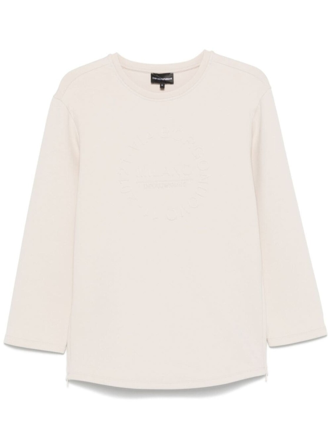 Emporio Armani толстовка с тисненым логотипом, нейтральный цвет
Emporio Armani толстовка с тисненым логотипом, нейтральный цвет