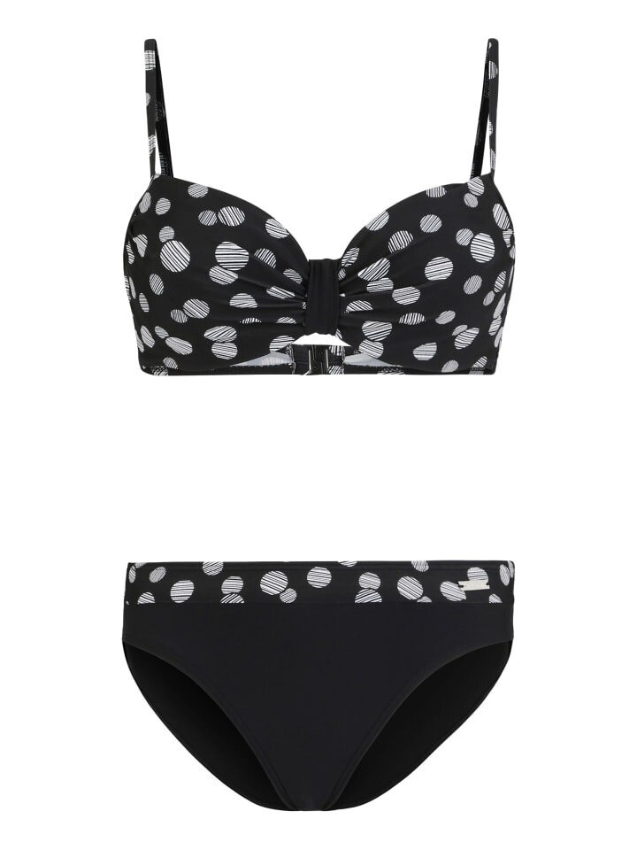 Комплект бикини LASCANA, цвет schwarz/weiß
Комплект бикини LASCANA, цвет schwarz/weiß