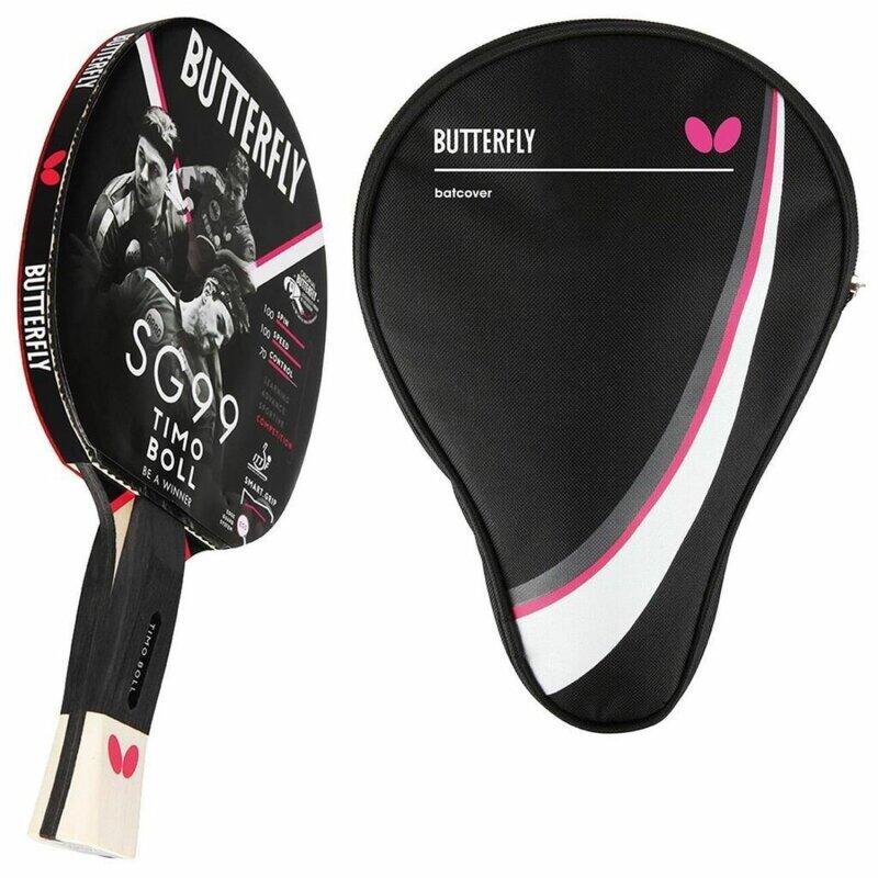 Ракетка для настольного тенниса Butterfly 1x Timo Boll SG99 + чехол для настольного тенниса Drive Case
Ракетка для настольного тенниса Butterfly 1x Timo Boll SG99 + чехол для настольного тенниса Drive Case