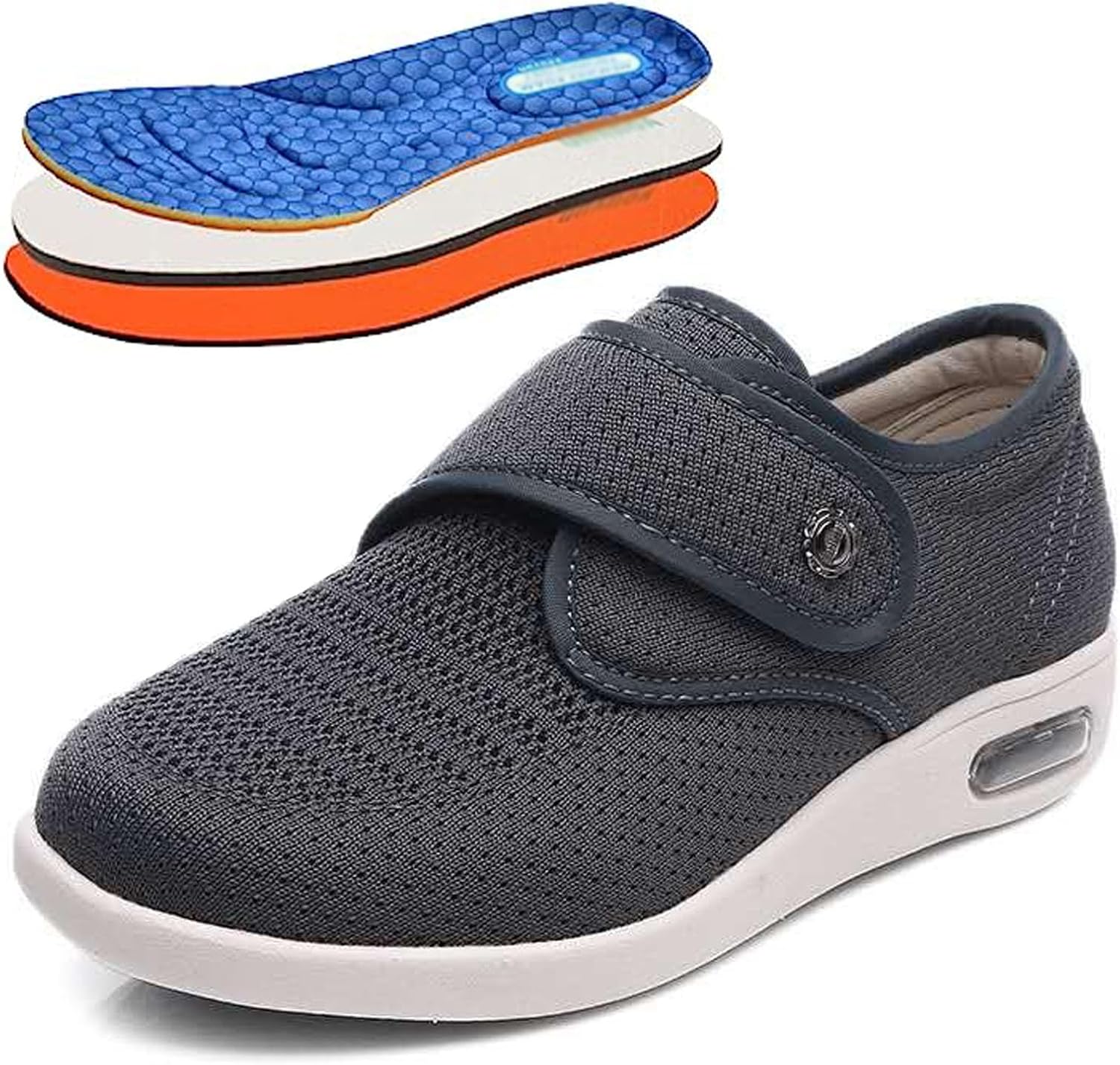 Женские прогулочные туфли bumuam с поддержкой свода стопы, регулируемой застежкой для артрита, отека, подошвенного фасциита и отечных ног, размеры мужские 5/женские 6, темно-серый
Женские прогулочные туфли bumuam с поддержкой свода стопы, регулируемой застежкой для артрита, отека, подошвенного фасциита и отечных ног, размеры мужские 5/женские 6, темно-серый