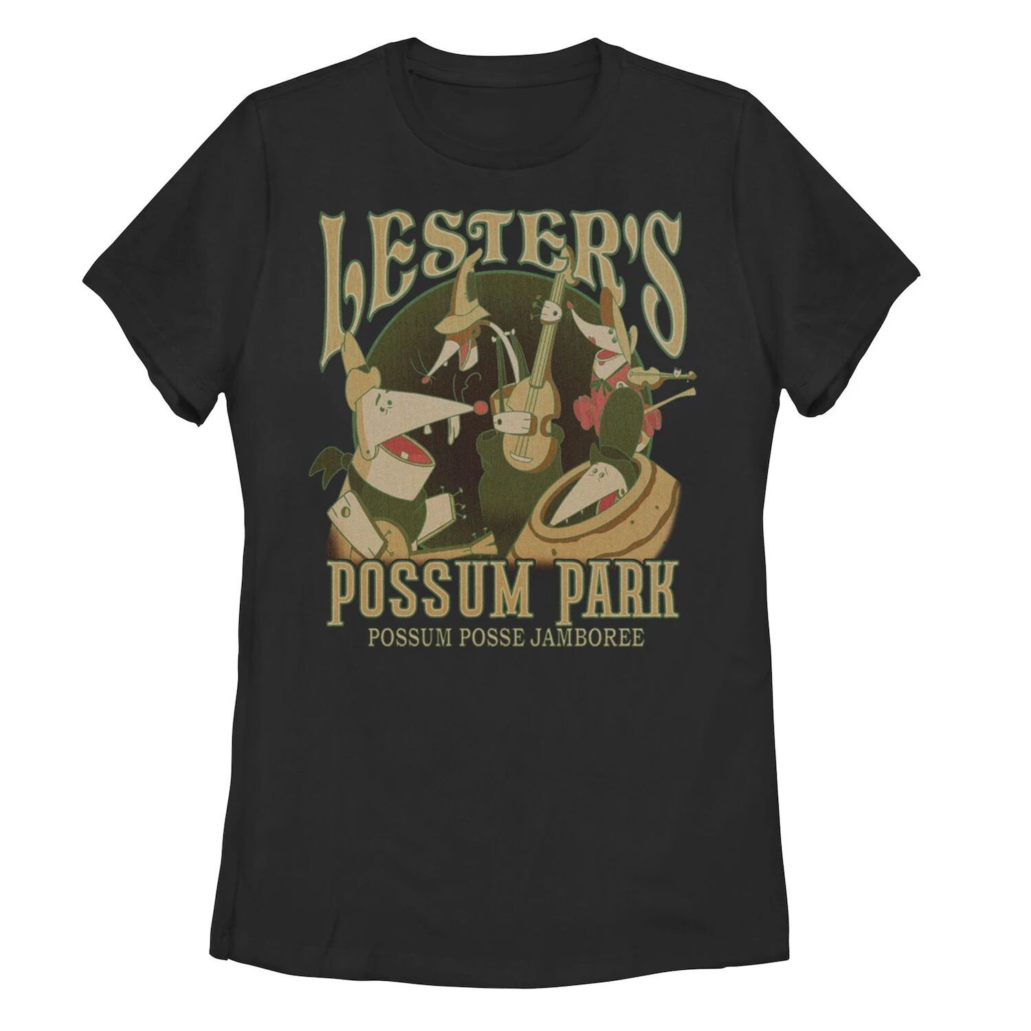 Футболка Lester's Possum Park для юниоров с изображением «Глупого фильма Диснея» Licensed Character, черный
Футболка Lester's Possum Park для юниоров с изображением «Глупого фильма Диснея» Licensed Character, черный