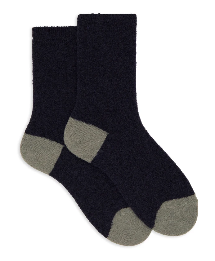 Короткие шерстяные носки букле с контрастными деталями Gallo, мультиколор
Короткие шерстяные носки букле с контрастными деталями Gallo, мультиколор