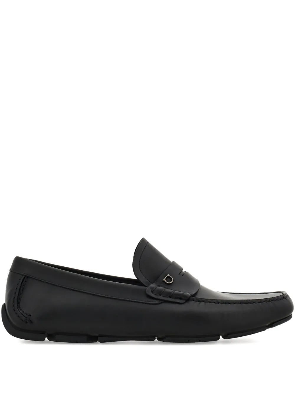 Лоферы с декором Gancini Ferragamo, черный
Лоферы с декором Gancini Ferragamo, черный