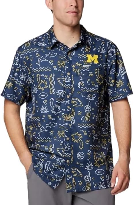 Мужская рубашка Columbia CLG Super Slack Tide, Um - Collegiate Navy Fish Fan Print
Мужская рубашка Columbia CLG Super Slack Tide, Um - Collegiate Navy Fish Fan Print