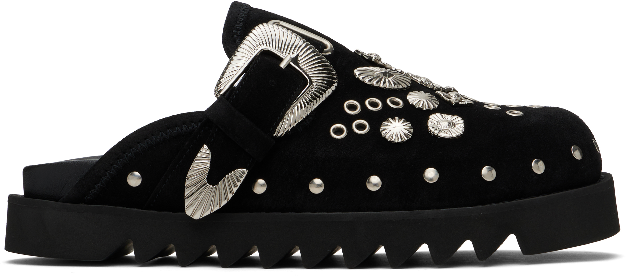 Эксклюзивные черные мокасины SSENSE Toga Virilis, Suede black
Эксклюзивные черные мокасины SSENSE Toga Virilis, Suede black