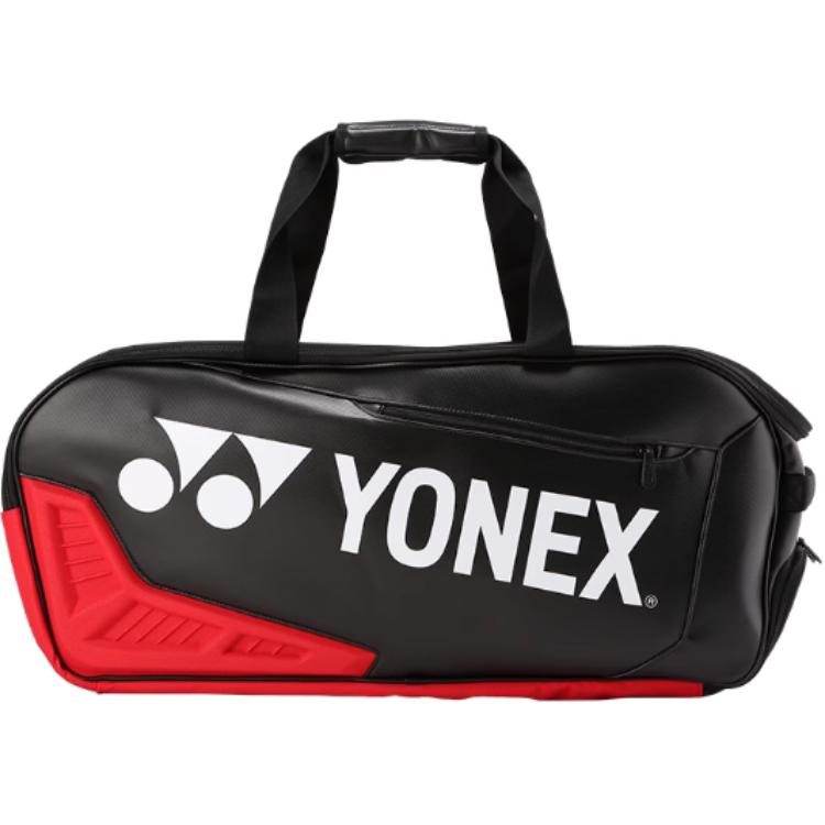 Спортивная сумка из искусственной кожи унисекс black/red YONEX, черный/красный
Спортивная сумка из искусственной кожи унисекс black/red YONEX, черный/красный