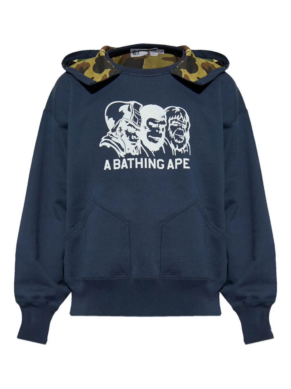 Худи из хлопка с двойной стороной A Bathing Ape, синий
Худи из хлопка с двойной стороной A Bathing Ape, синий
