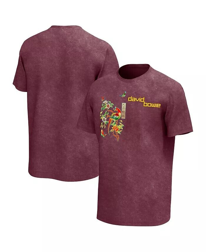 Мужская бордовая футболка с графическим рисунком David Bowie The Serious Moonlight Tour Philcos
Мужская бордовая футболка с графическим рисунком David Bowie The Serious Moonlight Tour Philcos
