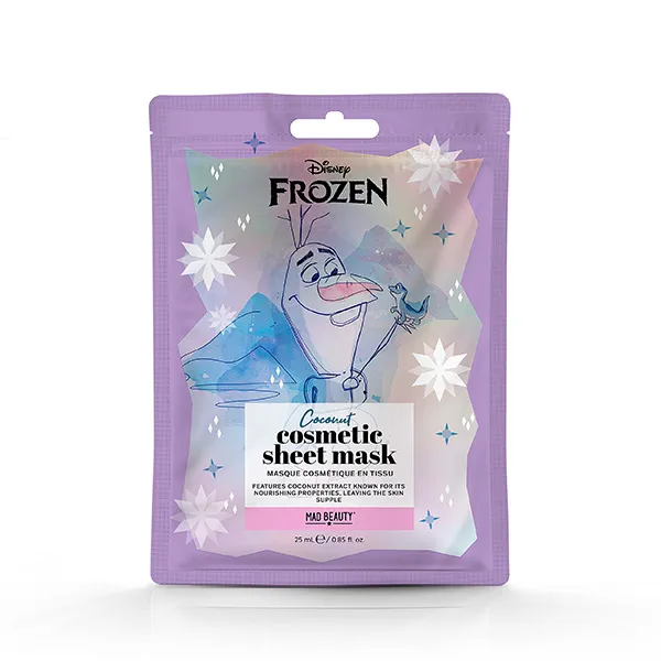 Маска для лица Олафа Disney Frozen Mad Beauty, 1 UD
Маска для лица Олафа Disney Frozen Mad Beauty, 1 UD