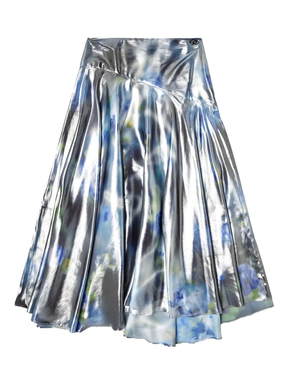 Юбка с асимметричными панелями и узором в виде роз Diesel, серебристый
Юбка с асимметричными панелями и узором в виде роз Diesel, серебристый