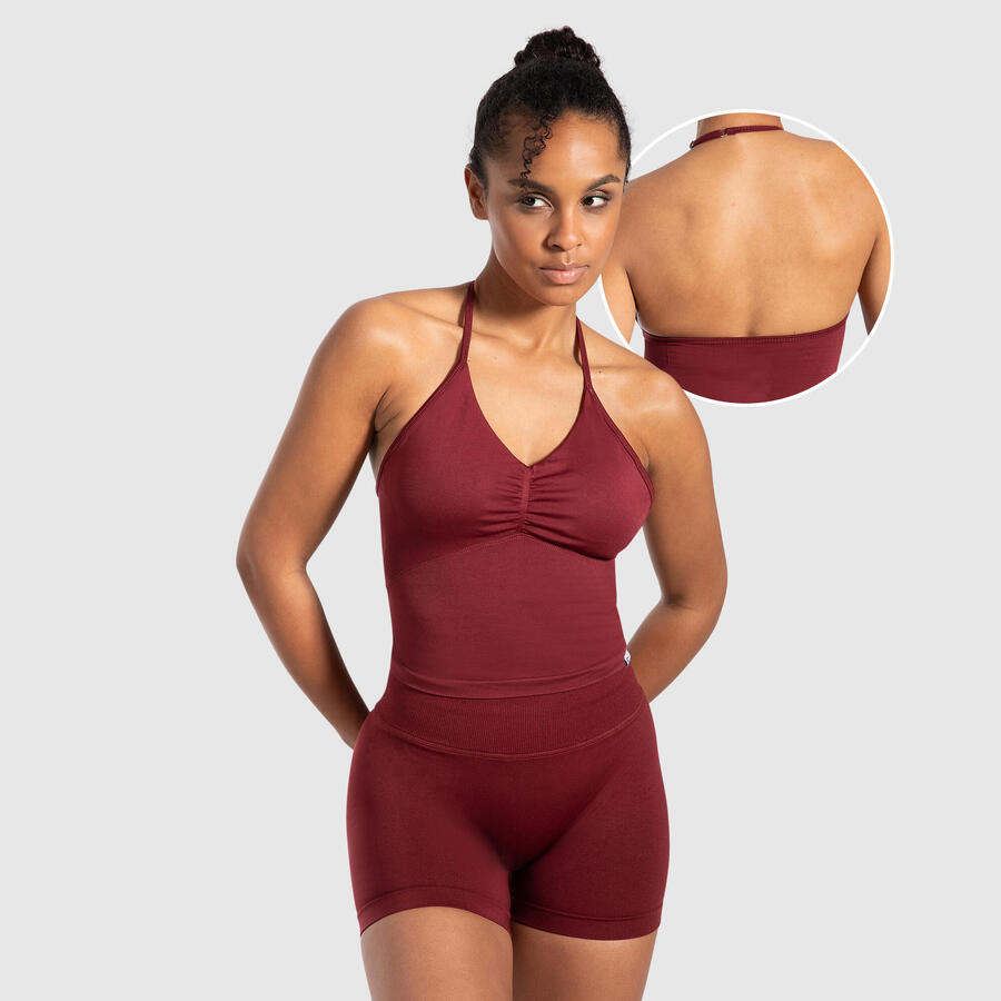 SMILODOX Женский укороченный топ Malena Bordeaux
SMILODOX Женский укороченный топ Malena Bordeaux