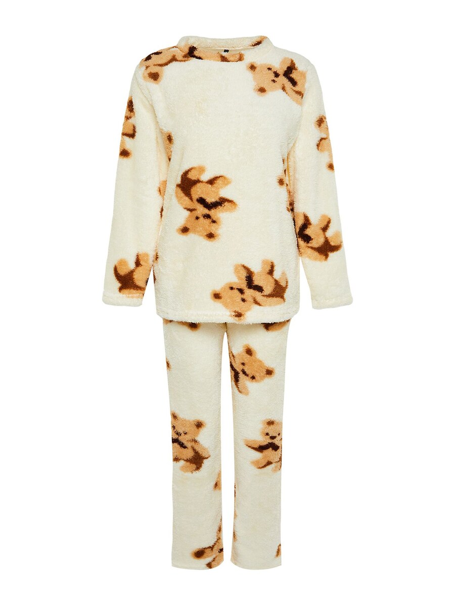 Пижама Trendyol, светло-бежевый
Пижама Trendyol, светло-бежевый