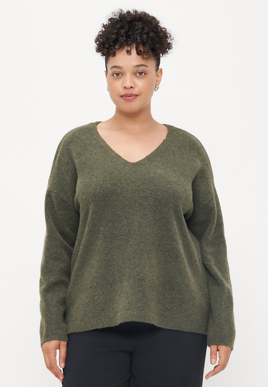 Джемпер Vero Moda Curve VMCBESTI V NECK , Grape Leaf Melange/Olive
Джемпер Vero Moda Curve VMCBESTI V NECK , Grape Leaf Melange/Olive
