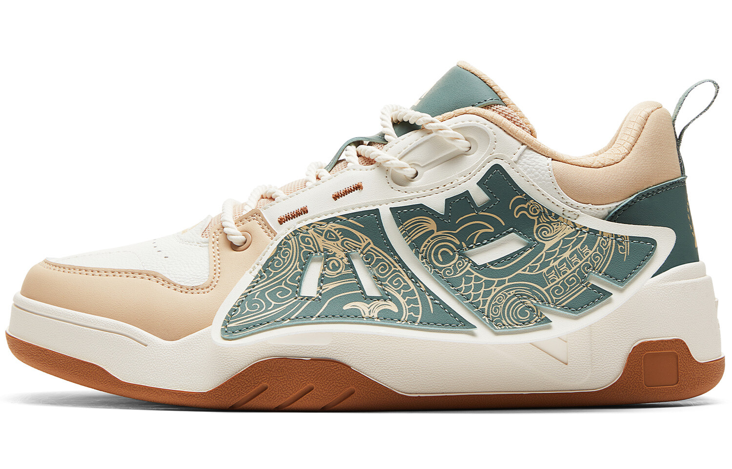 Кроссовки PEAK Guochuang Series Skateboarding Shoes Men Low-top Beige/fruit Green, зеленый
Кроссовки PEAK Guochuang Series Skateboarding Shoes Men Low-top Beige/fruit Green, зеленый