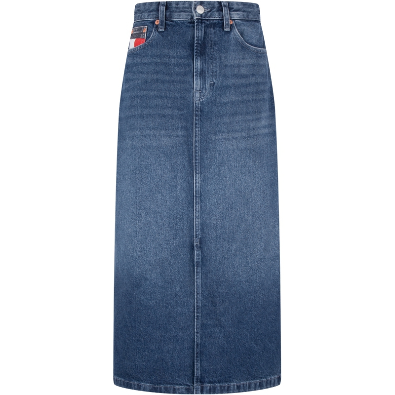 Tommy Hilfiger Джинсовая длинная юбка women's denim blue
Tommy Hilfiger Джинсовая длинная юбка women's denim blue
